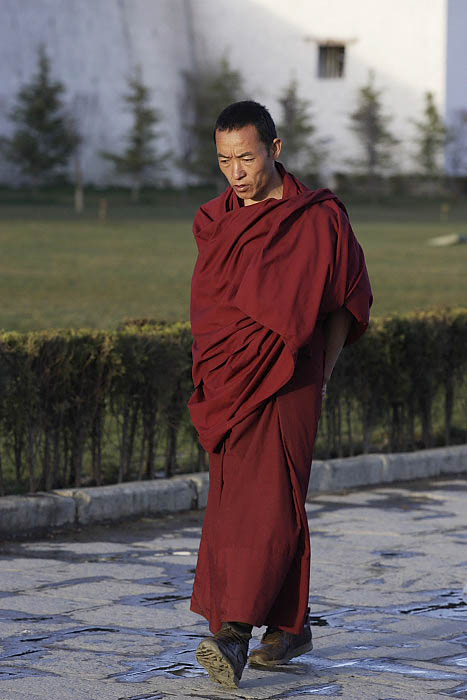 Meditating in Potala kora