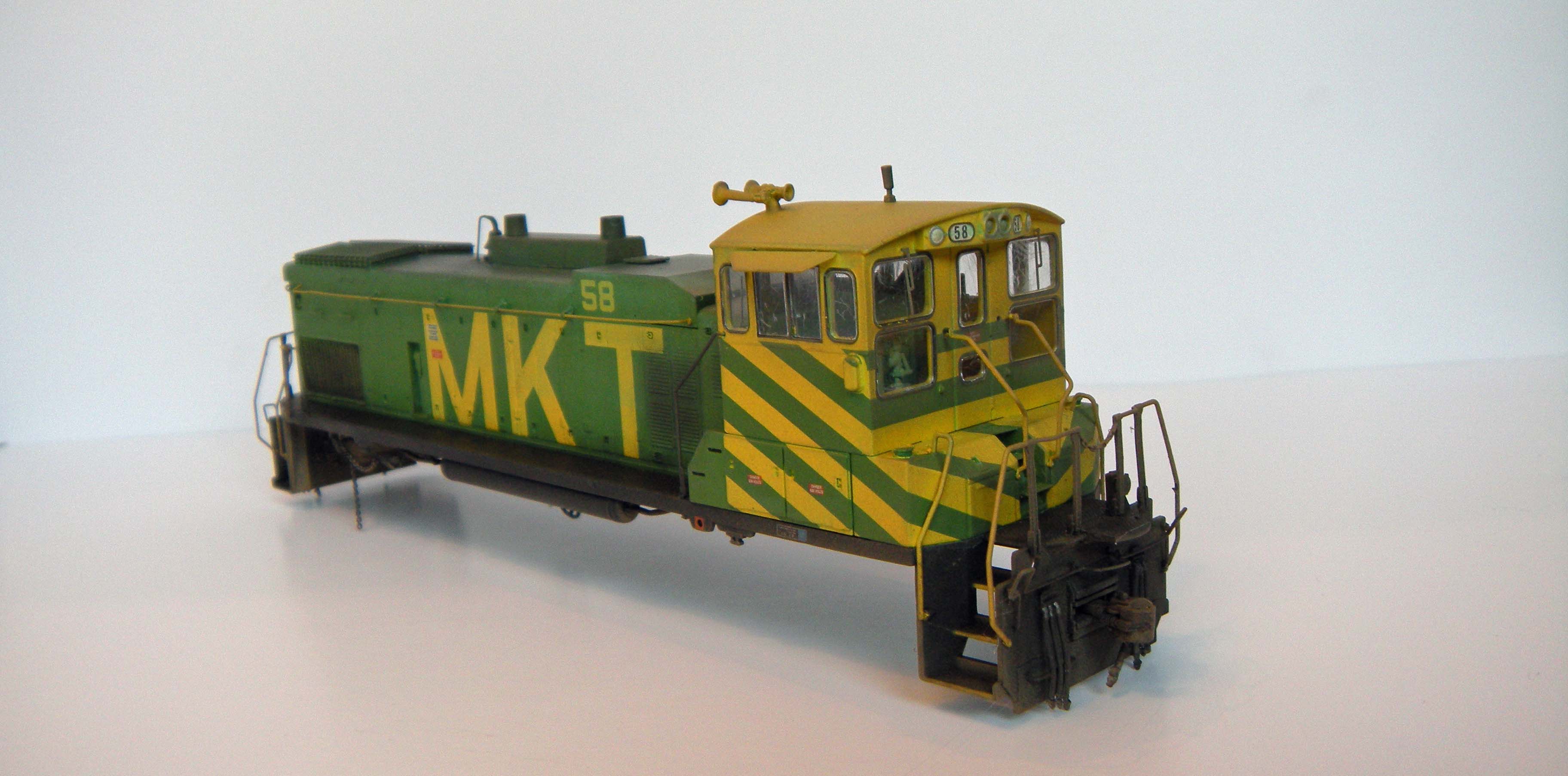 Rear view of weathering applied