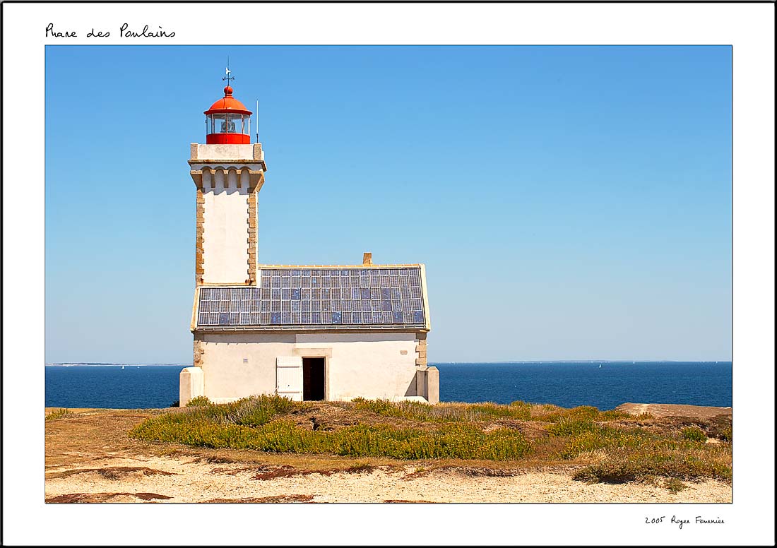 Le phare de la pointe des poulains