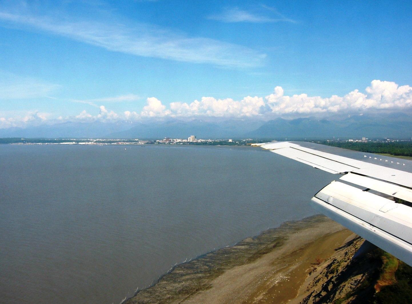 Landing in Anchorage