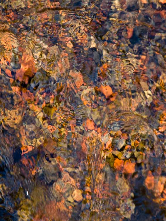 <B>River Abstract</B> <BR><FONT SIZE=2>Sisters, Oregon - September - 2008</FONT>