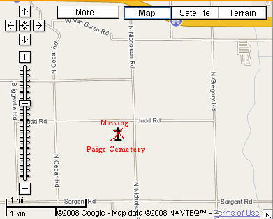 Paige Cemetery Missing