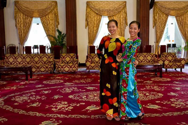 Hostesses in the Grand Hall