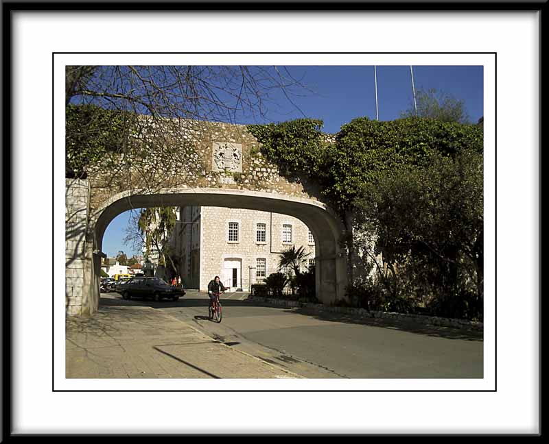 The old entrance arch....