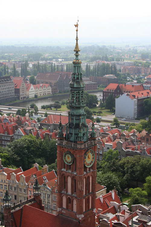 View from St. Marys Church Tower - Town Hall Tower