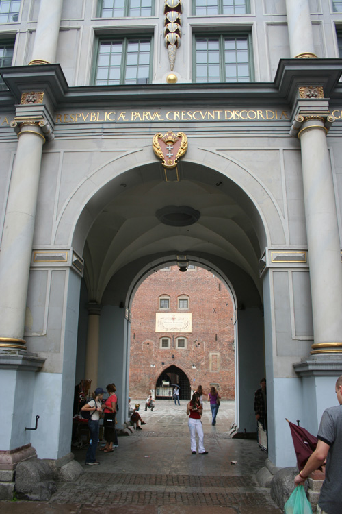 Golden Gate - entrance - and Amber Museum