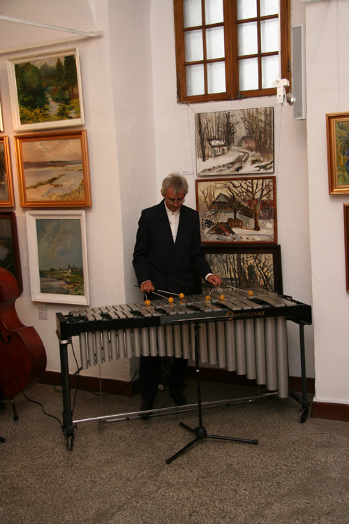 Playing on vibraphone