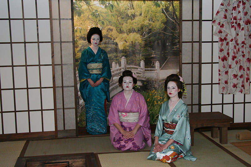 Inside Japanese Tea House (Chashitsu)