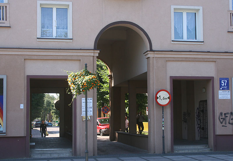 The transition between streets
