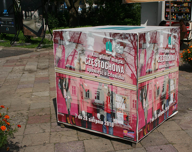 22th Urban plein air - Czestochowa - The story of a man