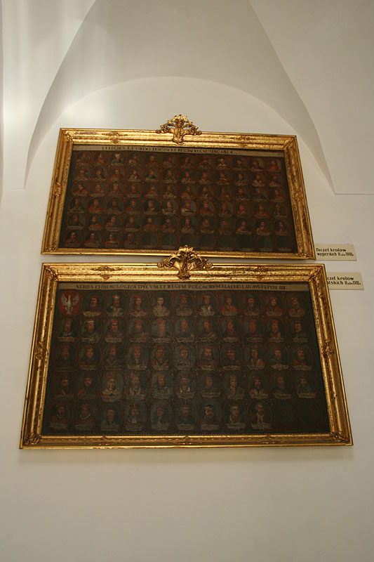 Paintings inside The Knights Hall