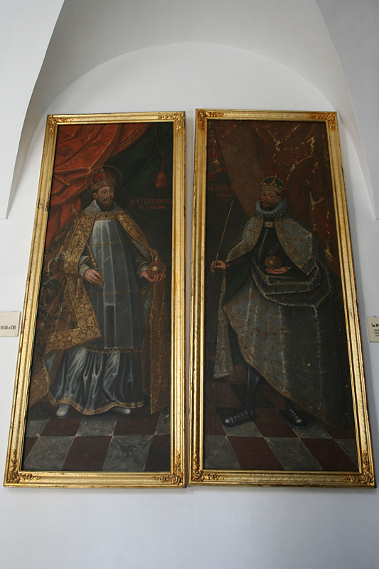 Paintings inside The Knights Hall