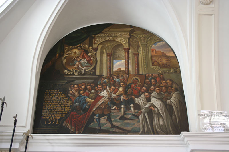 Paintings inside The Knights Hall