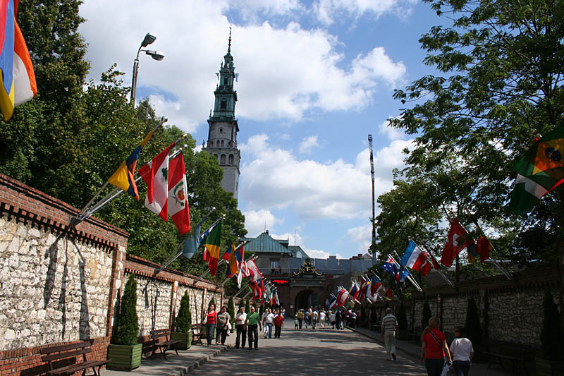 Road into John Paul II Gate