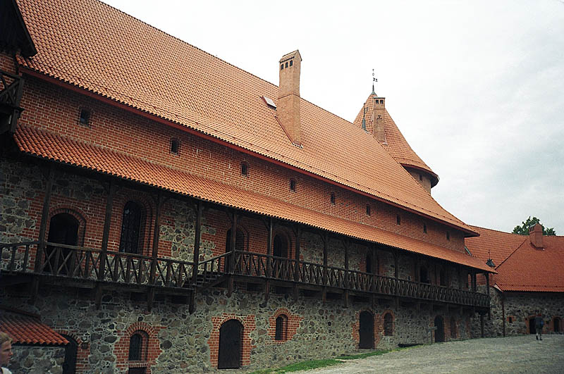 Inner yard of castle