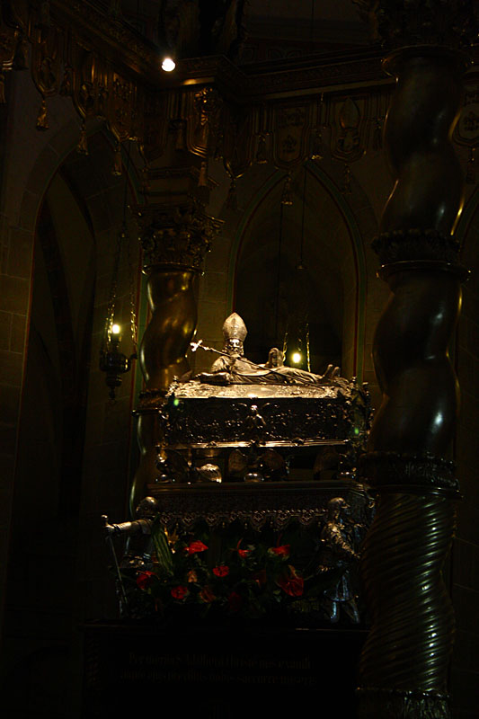 Silver relic coffin of St. Wojciech in the Cathedral