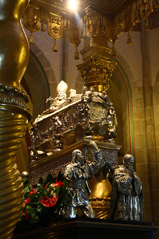 Silver relic coffin of St. Wojciech in the Cathedral