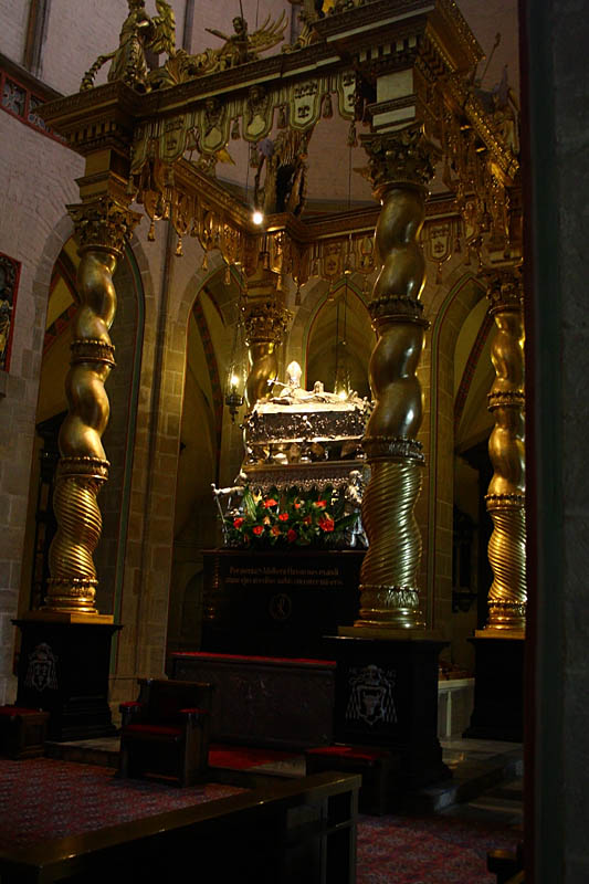 Silver relic coffin of St. Wojciech in the Cathedral