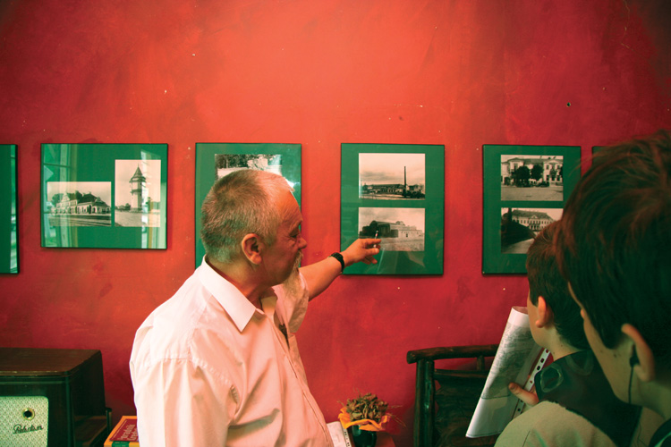 Photo exhibition of architecture of city