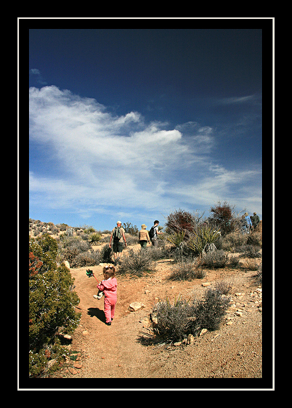 Norah on the trail
