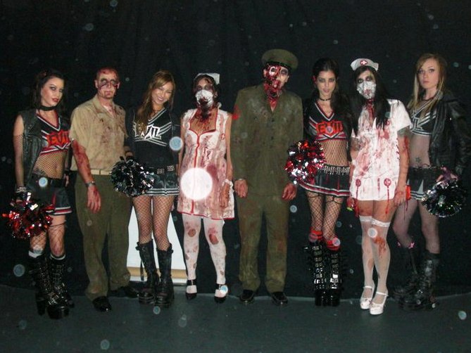 Emilaine as a Spike TV Evil Cheeleader