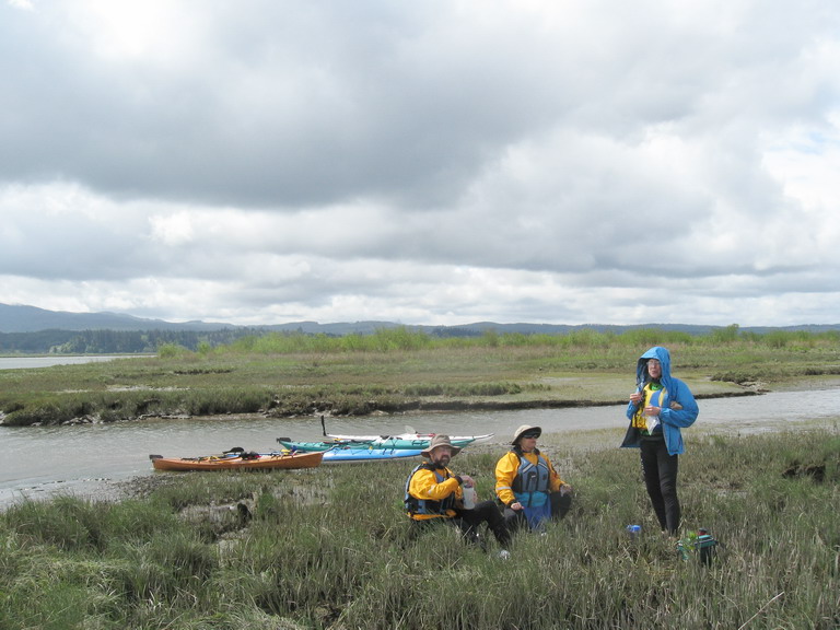 Russian Island is huge, with myriads of these little rises and small waterways crossing it,.