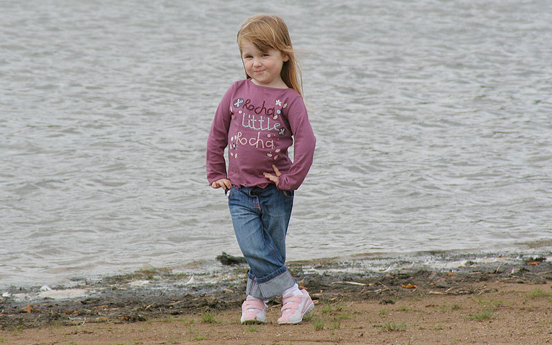 Heather at Hogganfield Loch