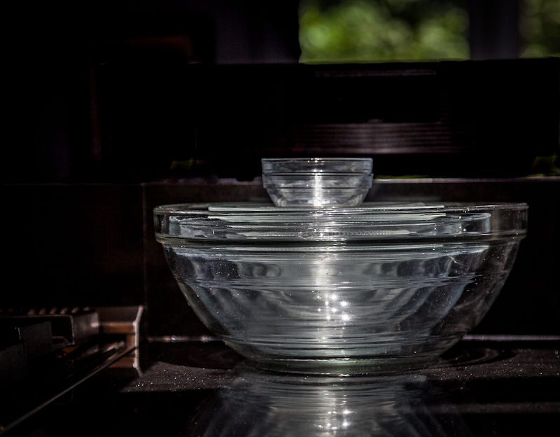 Bowls in a Shaft of Light