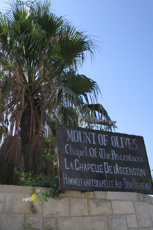 Affiche vers la Chapelle de lAscension (Mont des Oliviers)