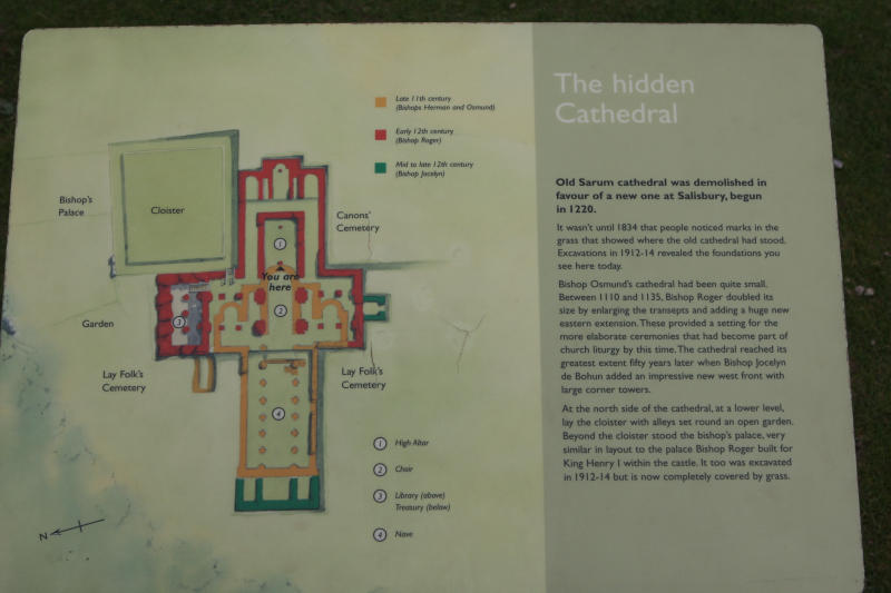 Old Sarum Cathedral plan