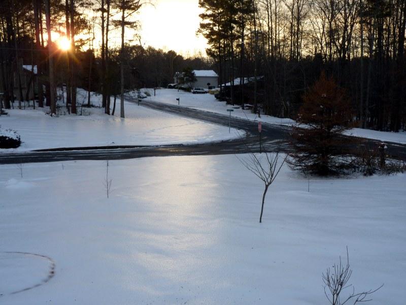 snowy front yard - 2 days later.JPG