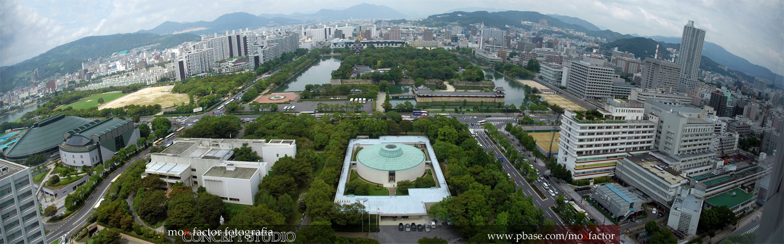 Hiroshima 広島 - Hiroshima Castle panorama