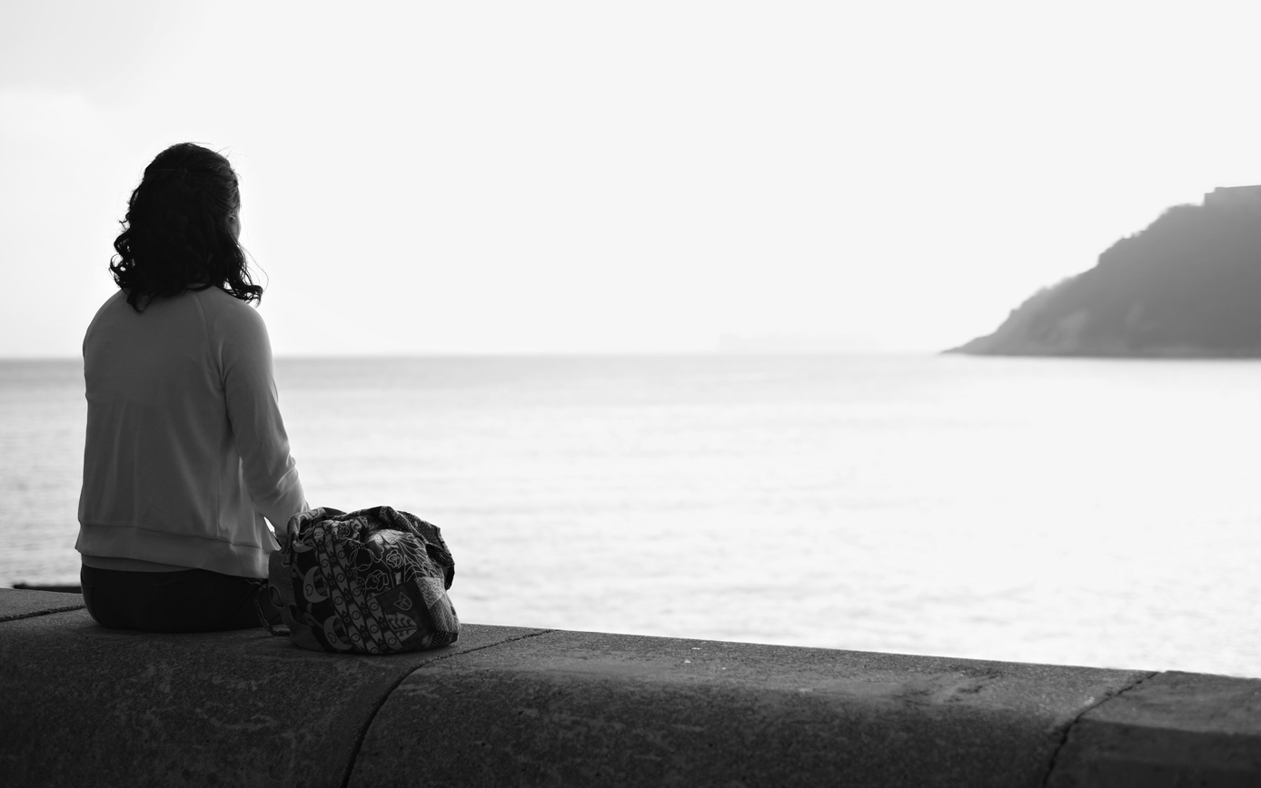 the sea...