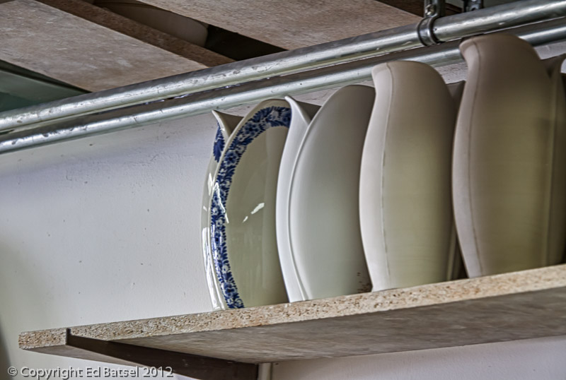 Delft factory 4-step process (from right to left)