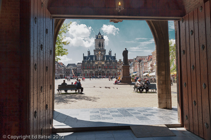 Delft--through the door view