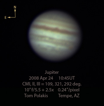 Jupiter: April 24, 2008