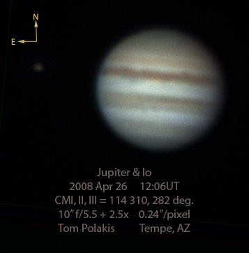Jupiter: April 26, 2008