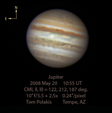 Jupiter: May 20, 2008
