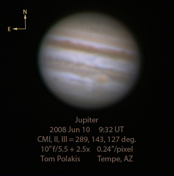 Jupiter: June 10, 2008