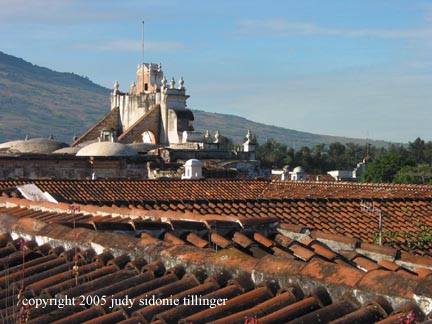 from the roof, antigua, guatemala