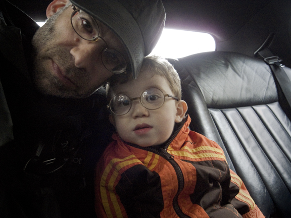 Ethan and Me Wearing Glasses