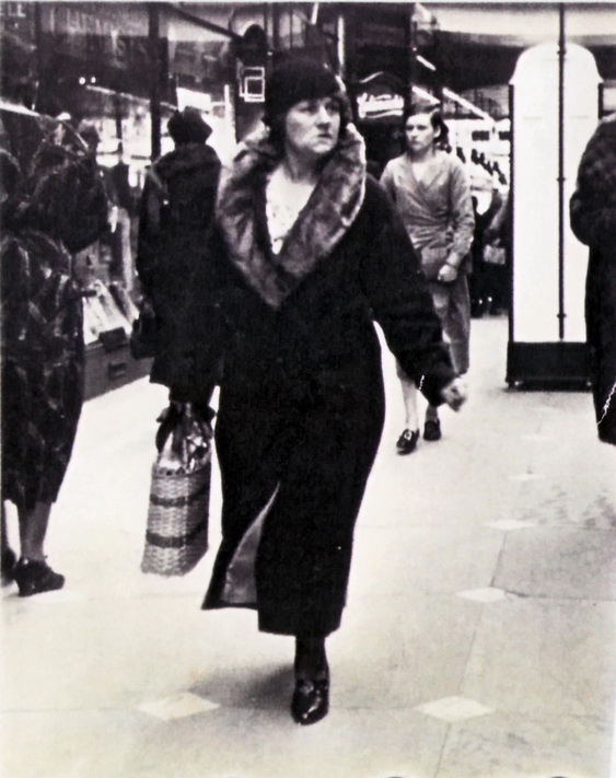 My Grandmother on my mothers side Dorothy Linter out shopping in 30s