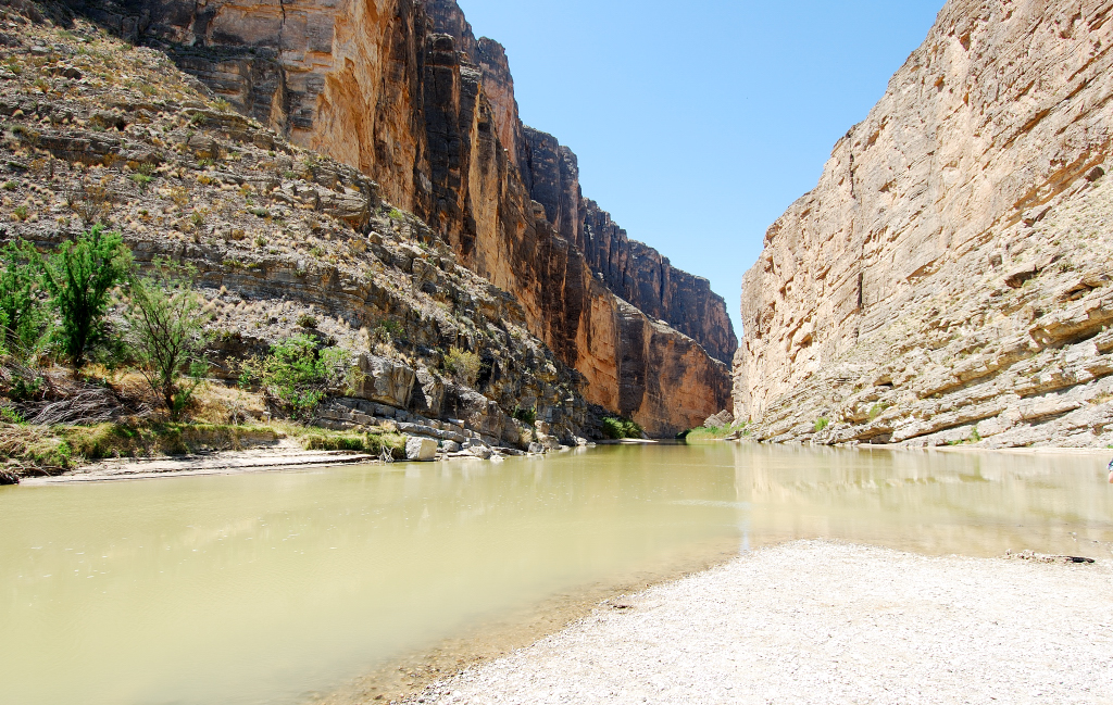 Rio Grande leaving Santa Elena Canyon