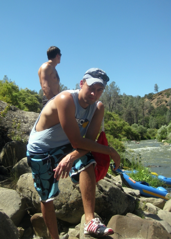 Kyle Kruger on Cache Creek