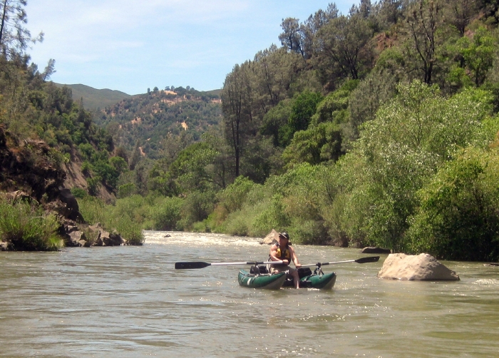 Luis Montes on Cache Creek