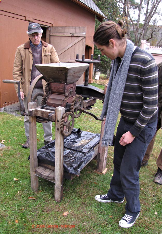 David and Aiden with the Cider Press