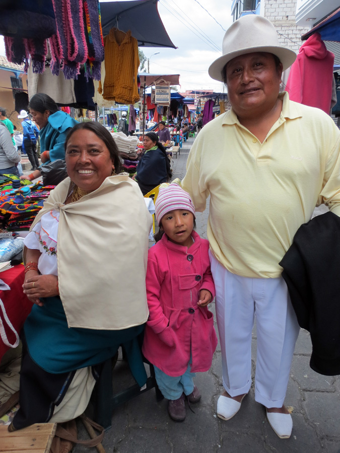 Beautiful Family in Otavalo