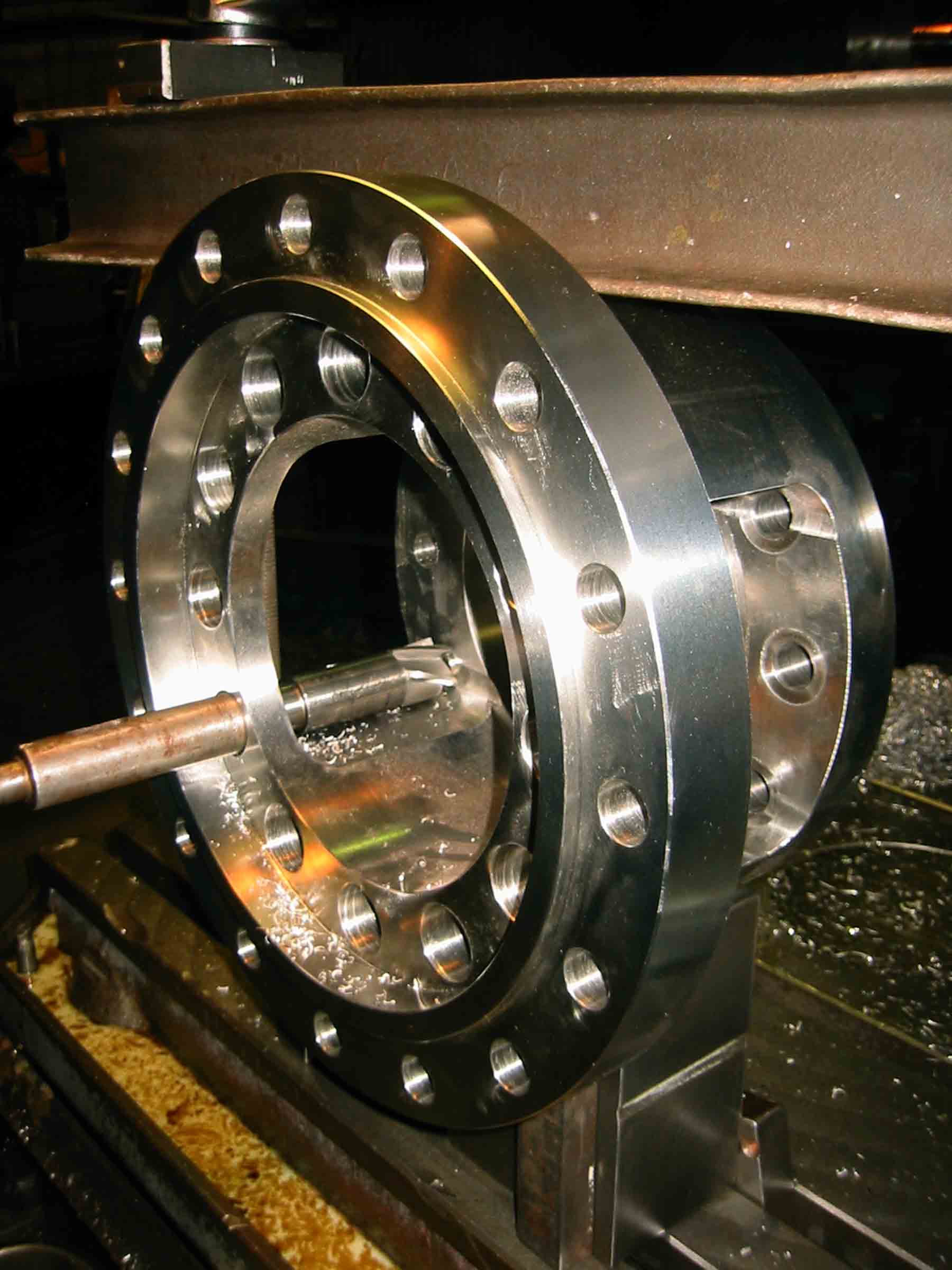 Part of a machine that makes breakfast cereal