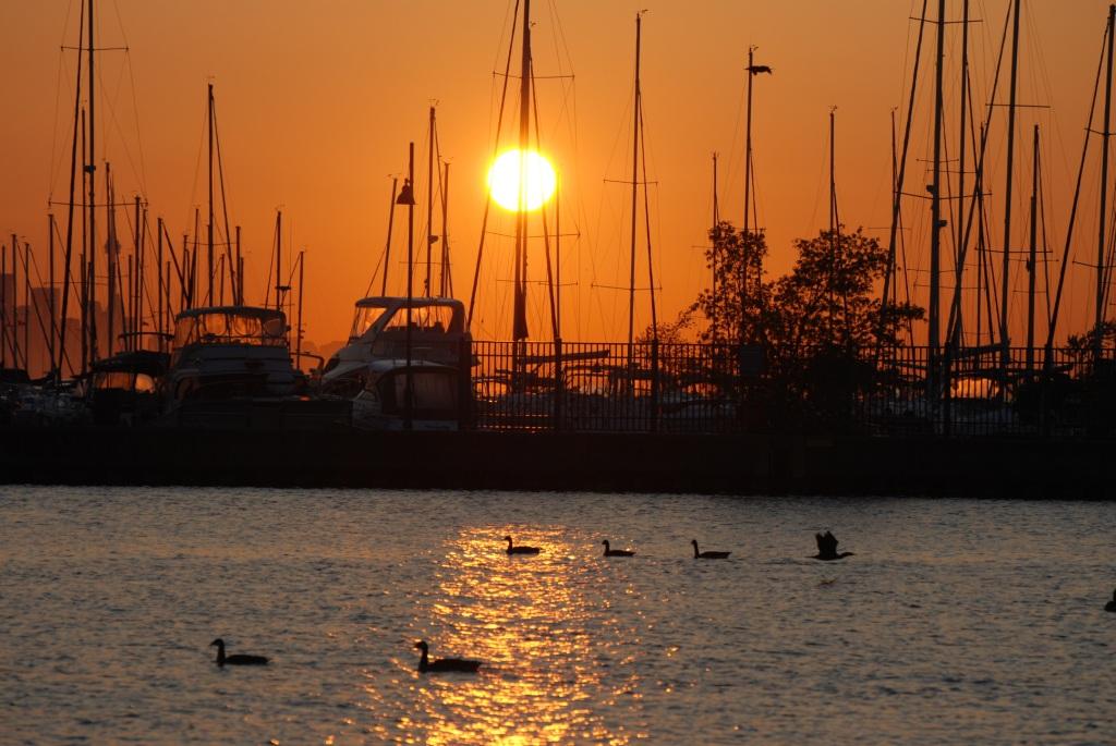 Sunrise at Port Credit Ontario