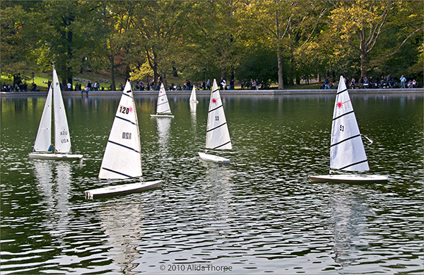 Central Park model boats